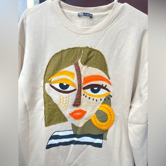 PRINTED SWEATER - Picture 2 of 3